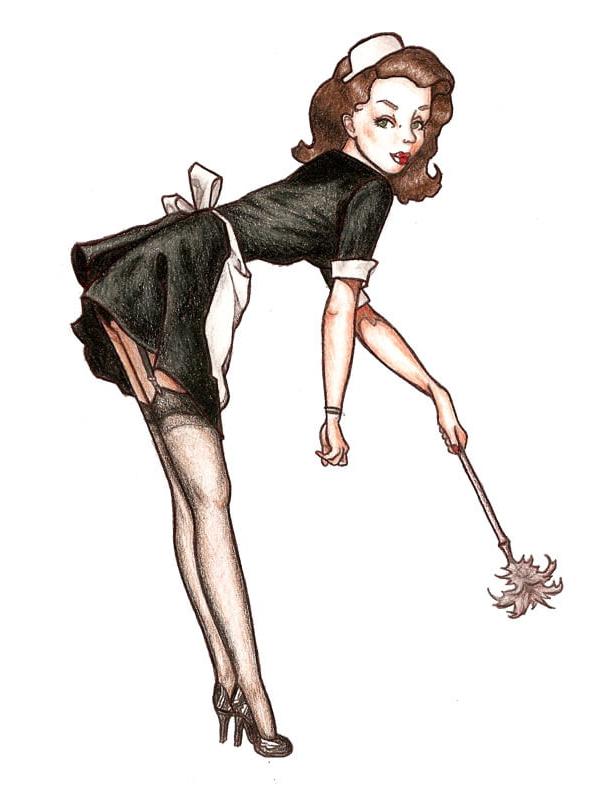 25P Pin up maid