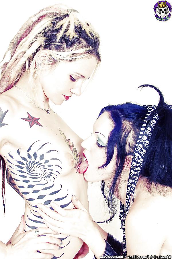 15P Tattoo Pin-up and Goth Babes