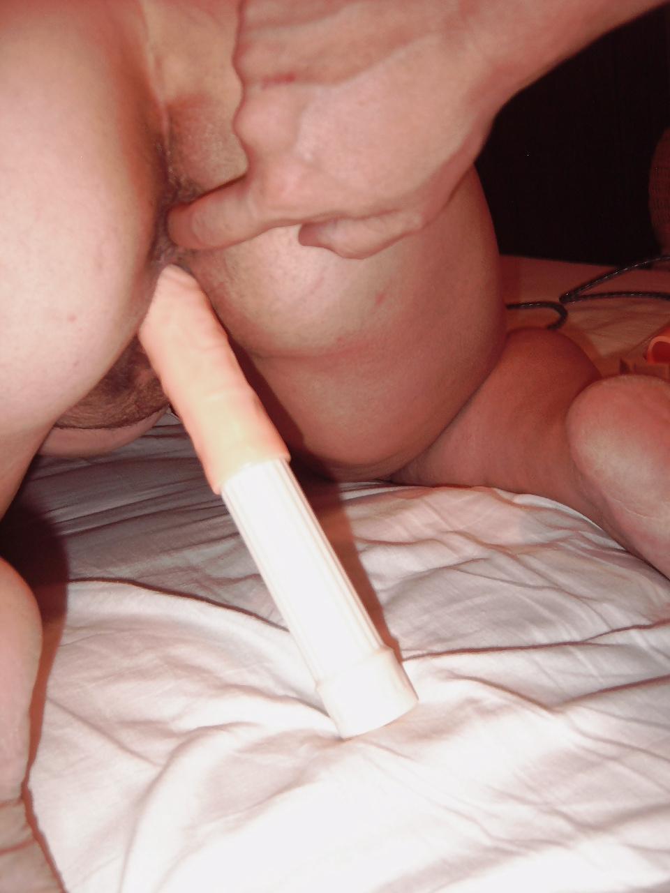 19P Milf with saggy tits does toy-stuffing - N. C. 