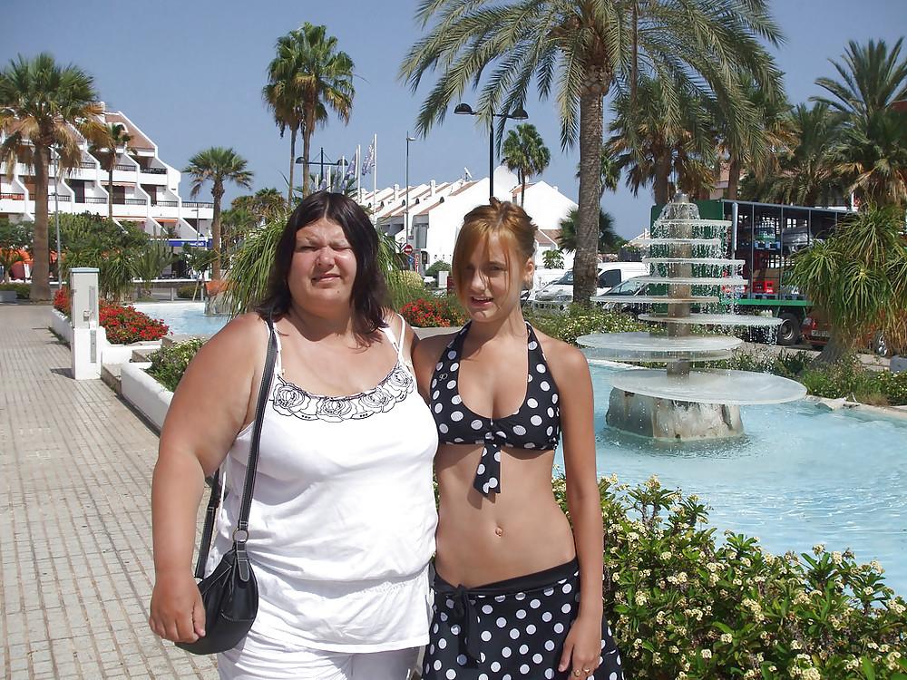 14P Mom dressed with big boobs.