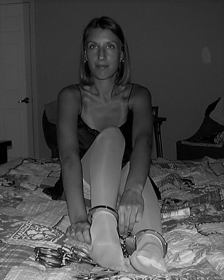 16P Wife in Real Handcuffs
