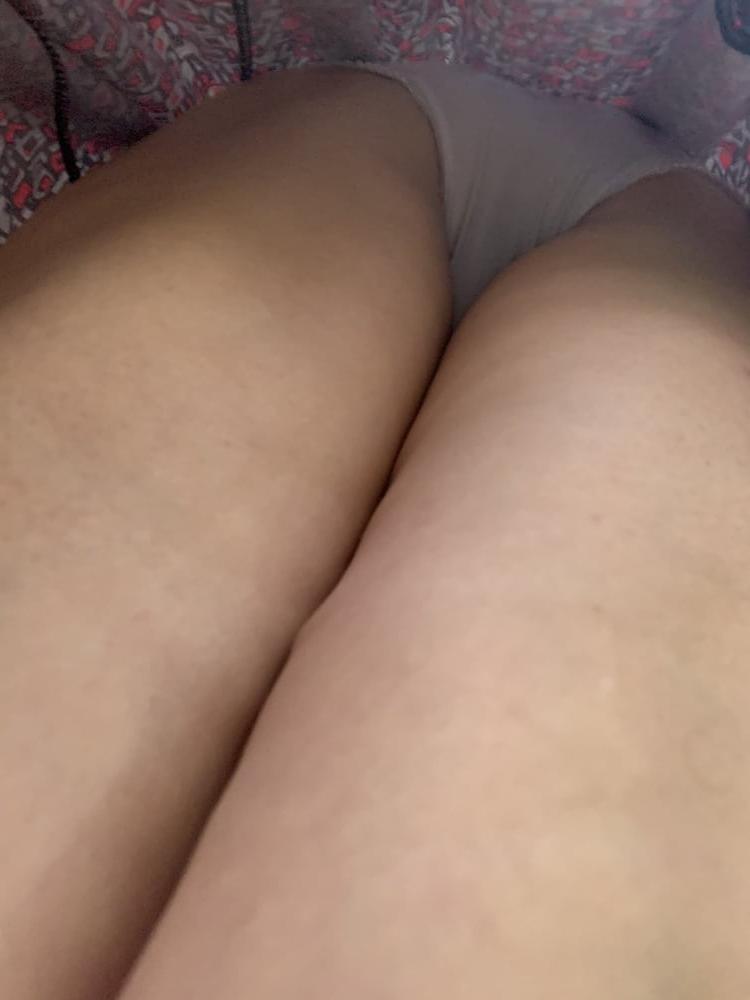 19P Upskirt granny in garden