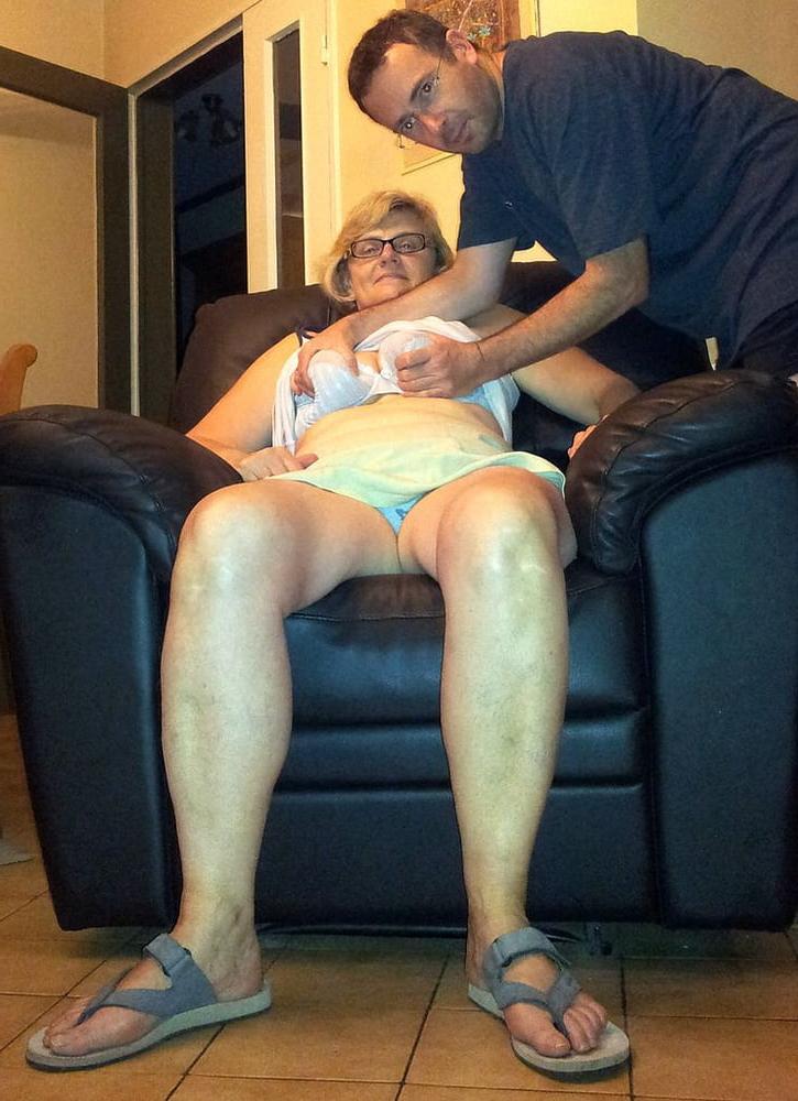 25P 5. Mature French wife poses for hubby