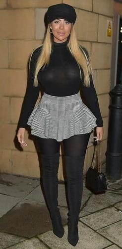 25P Female Celebrity Boots &amp; Leather - Chloe Ferry