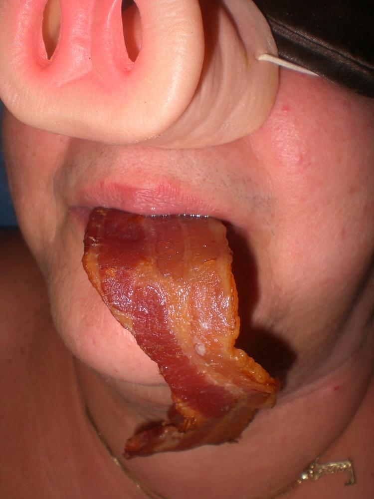 17P PIG Cum Bacon Eating by My FAT BBW Oinker PIG
