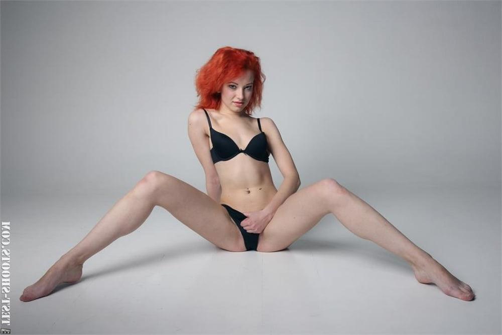 16P Foxy redhead thin teenager nude casting