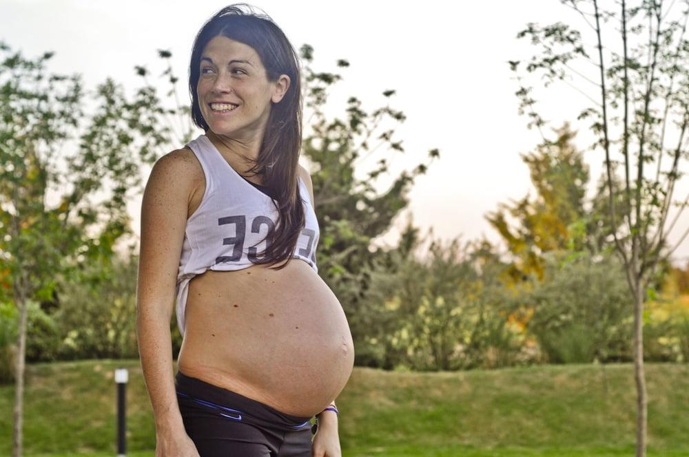19P Young pregnant wife