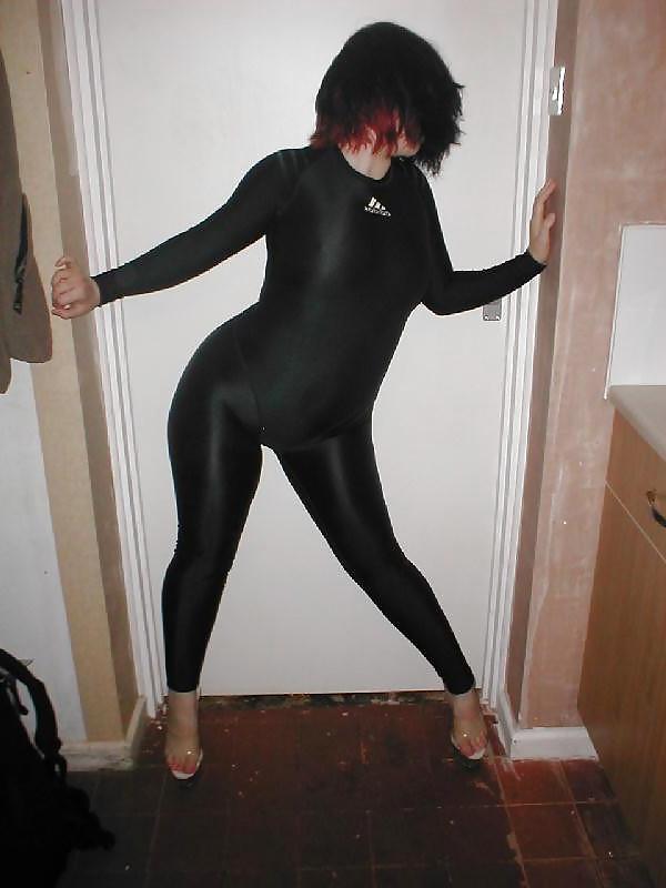 16P Adidas lycra catsuit