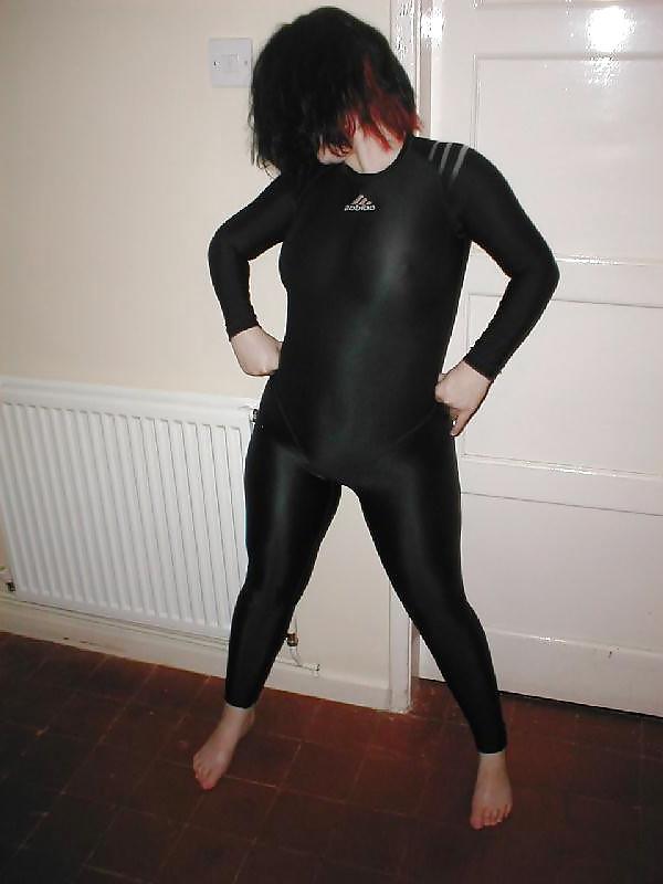16P Adidas lycra catsuit