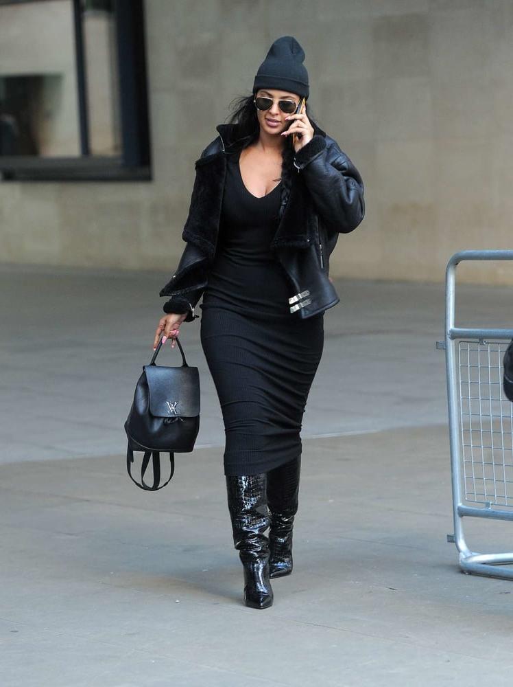25P Female Celebrity Boots &amp; Leather - Maya Jama