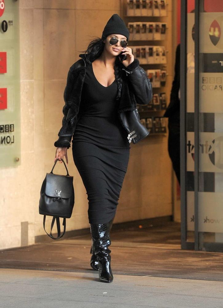 25P Female Celebrity Boots &amp; Leather - Maya Jama