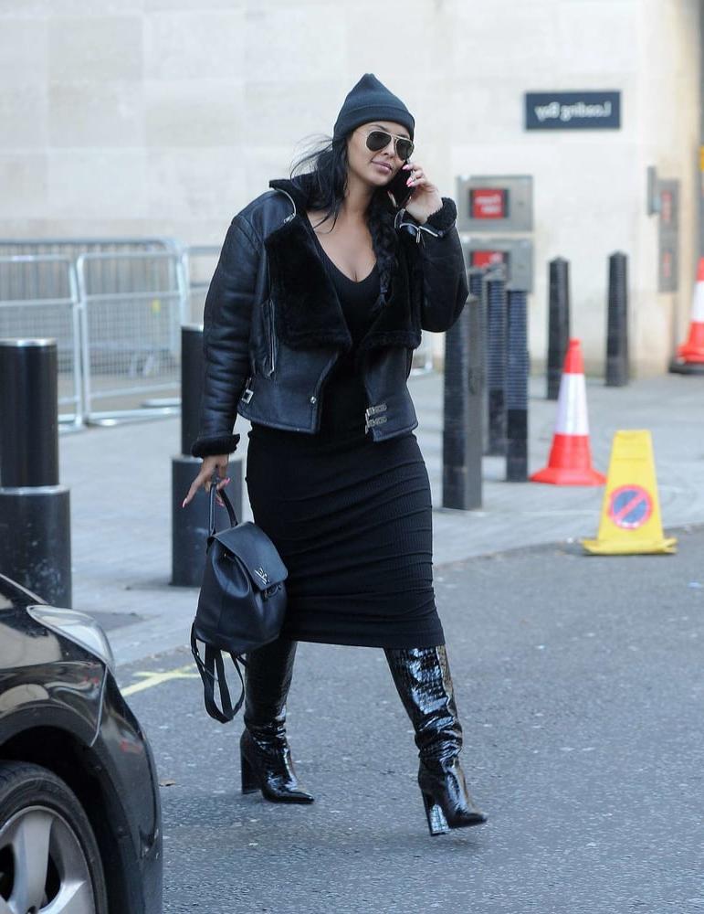 25P Female Celebrity Boots &amp; Leather - Maya Jama