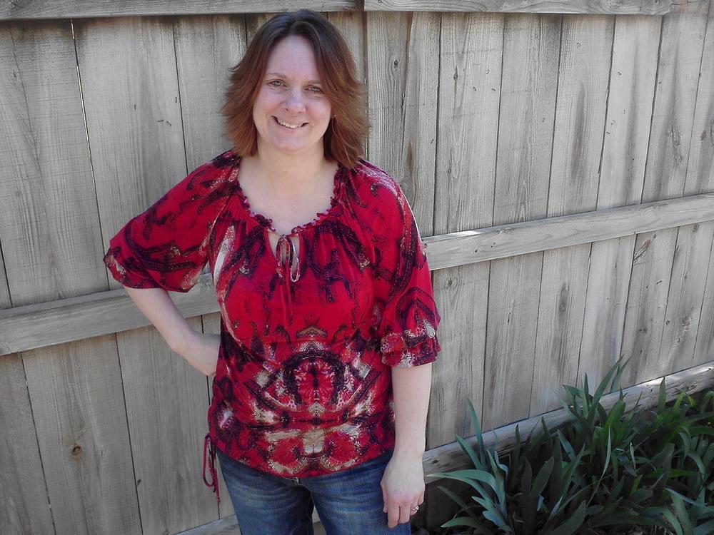 25P 5. Kansas wife poses for exposure.