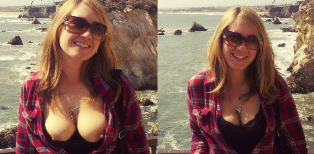 25P Wife Shows Off Her Big Tits