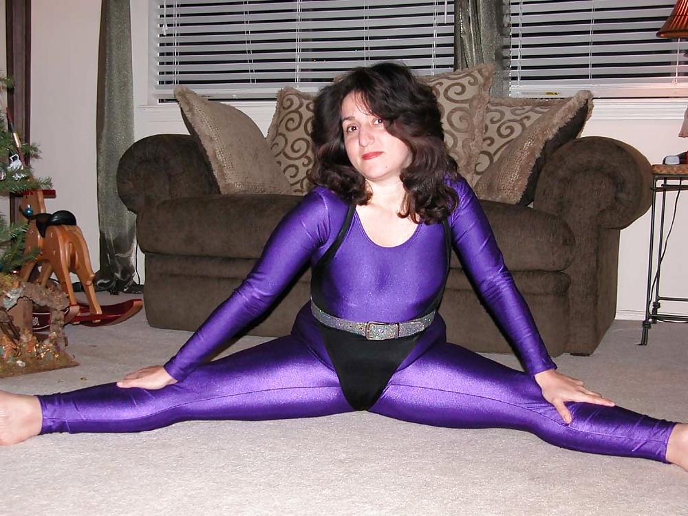 17P Purple catsuit