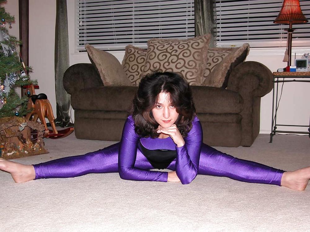 17P Purple catsuit