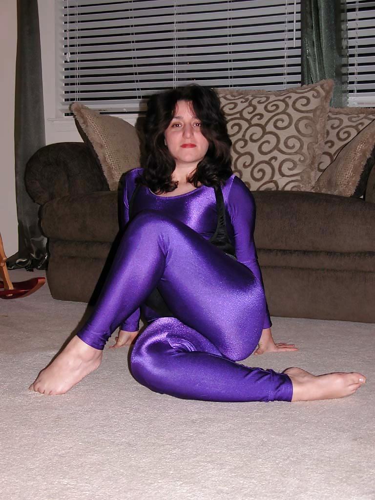 17P Purple catsuit