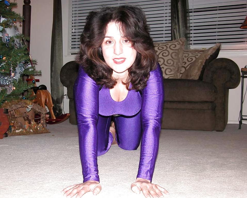17P Purple catsuit