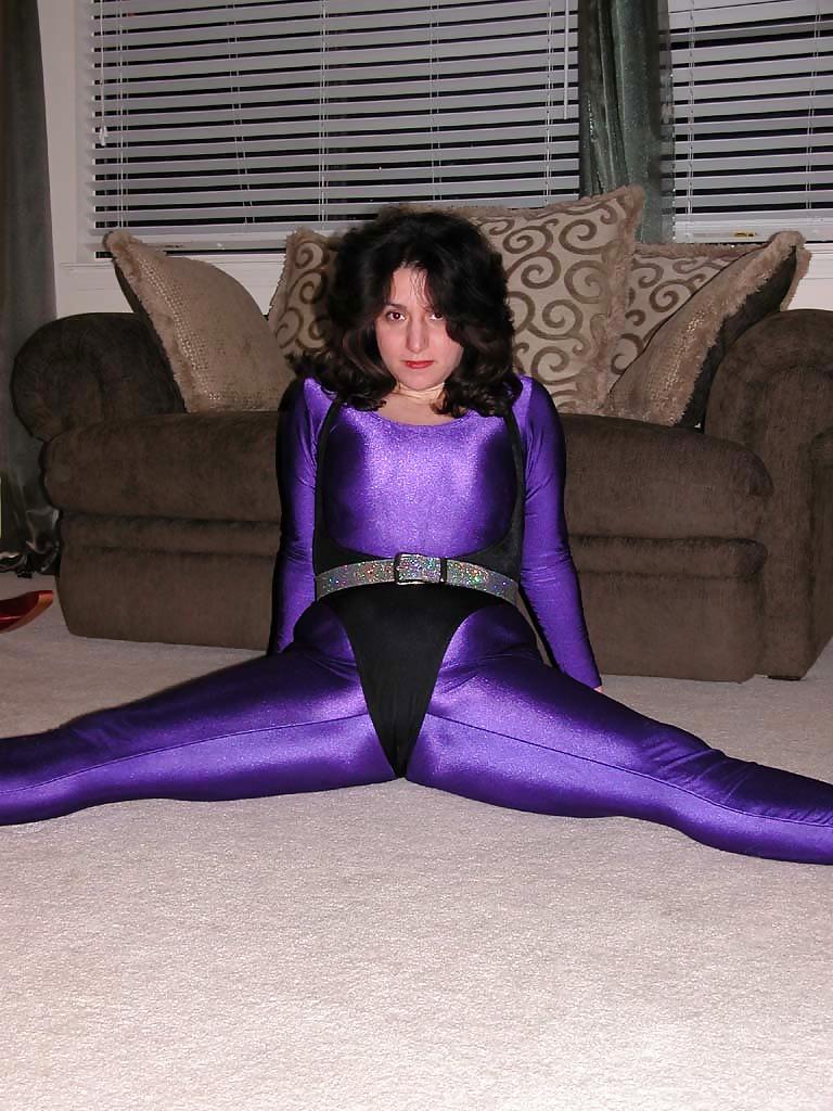 17P Purple catsuit
