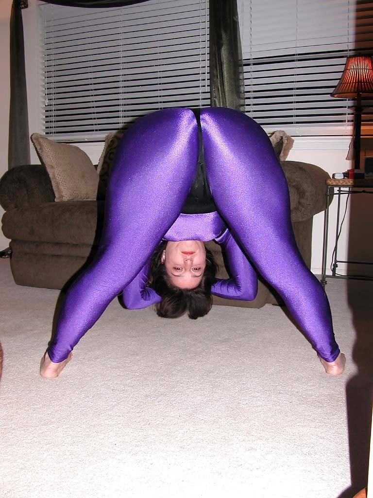 17P Purple catsuit