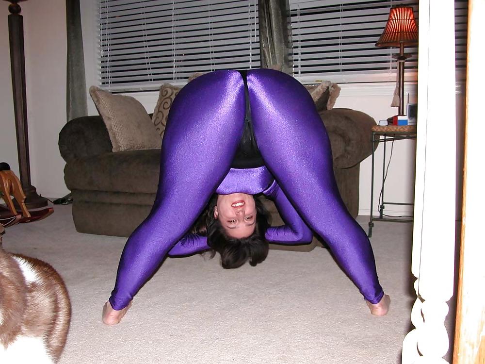 17P Purple catsuit
