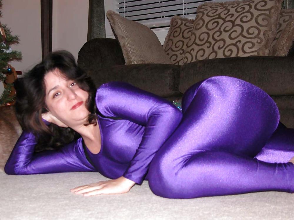17P Purple catsuit