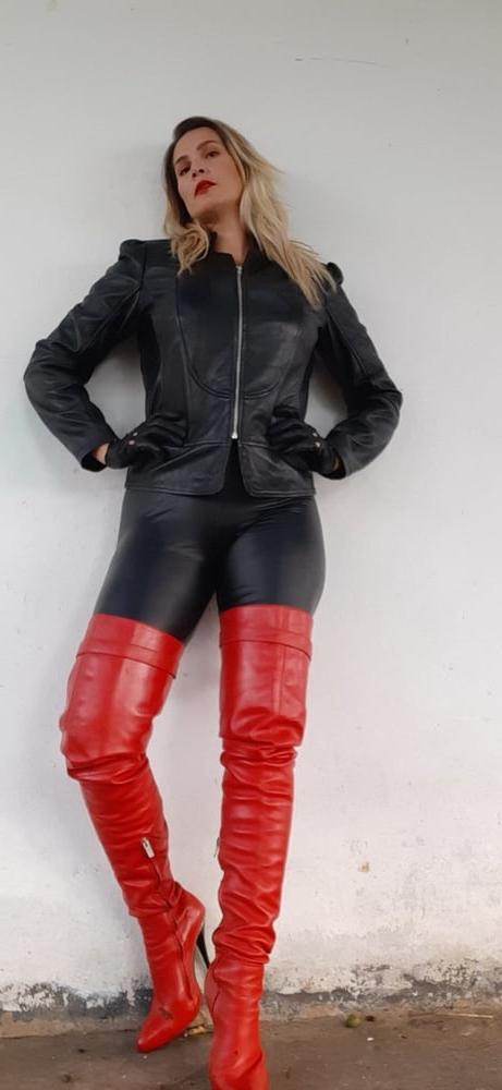 25P Pvc boots leather latex 122