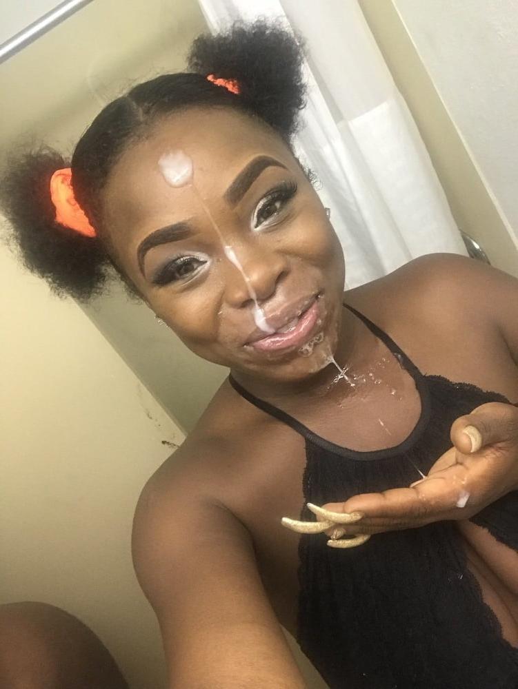 23P black amateur facial