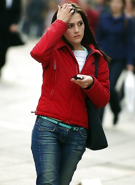 25P Street Fashion - straight european natural girls!