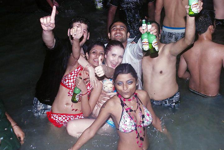 25P Indian Girls at Pool Party