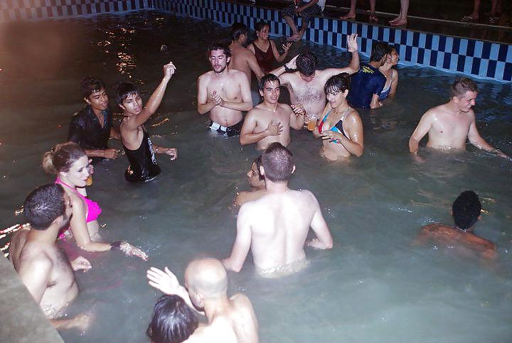 25P Indian Girls at Pool Party