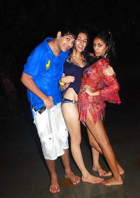 25P Indian Girls at Pool Party