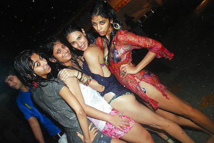 25P Indian Girls at Pool Party