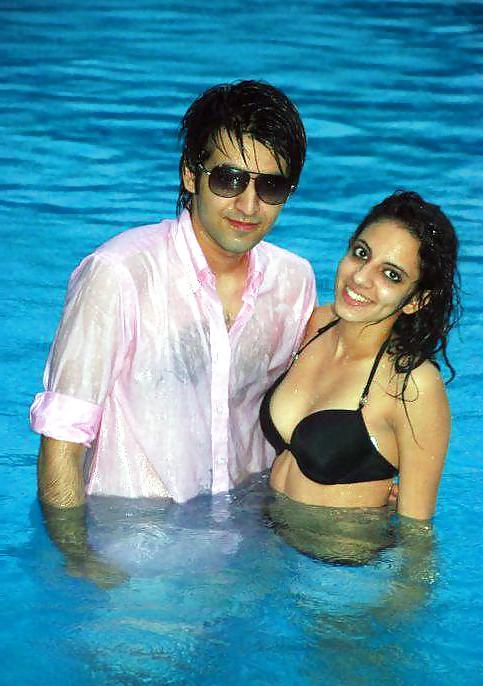 25P Indian Girls at Pool Party