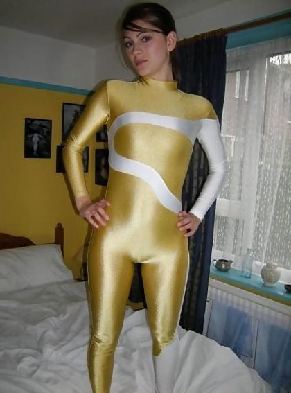 10P Spandex catsuit