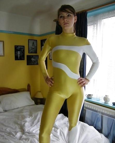 10P Spandex catsuit