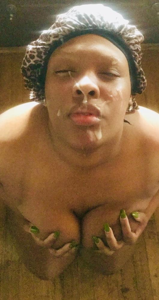 25P BBW Ebony Big Tits Facials 2