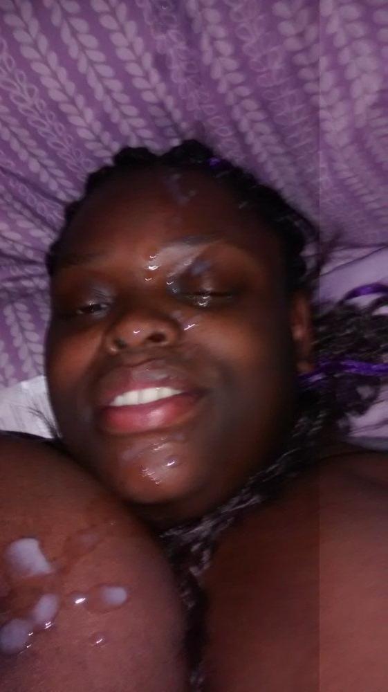 25P BBW Ebony Big Tits Facials 2