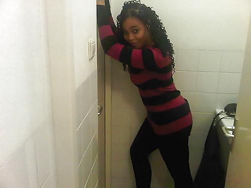 21P Cute Ebony College Gals Vol. II
