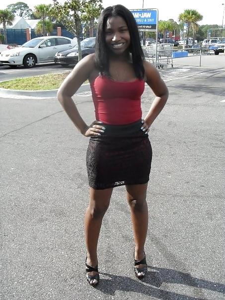 21P Cute Ebony College Gals Vol. II