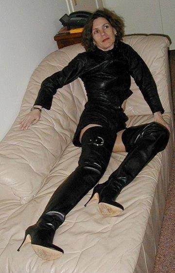25P Pvc boots leather latex 119