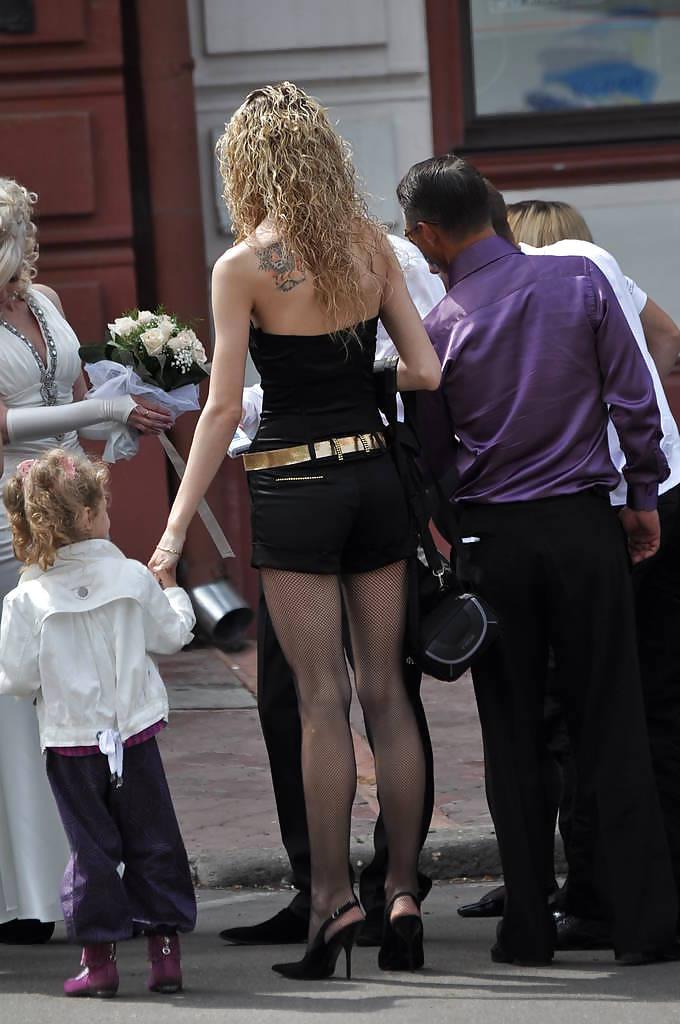 21P Mini Skirt Babes in Public