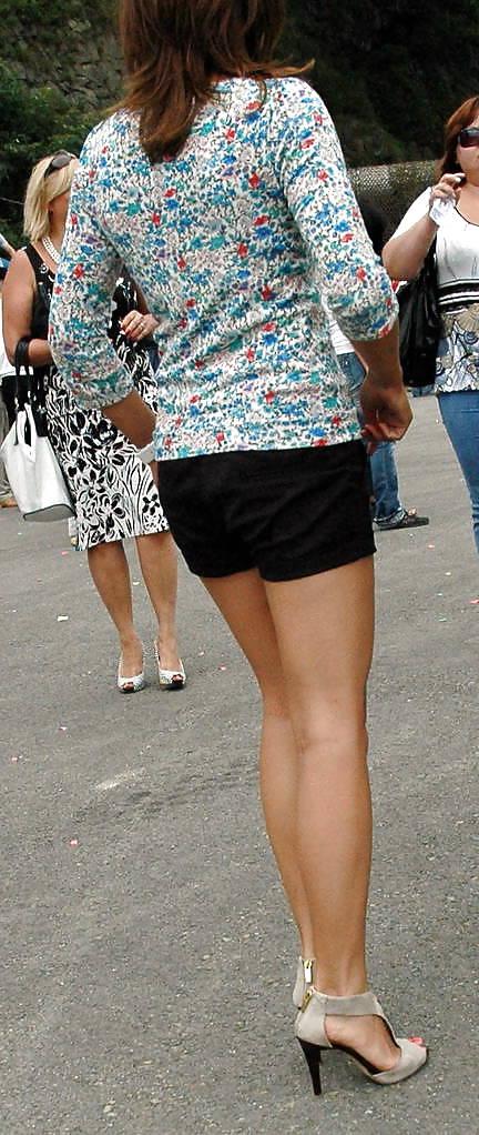 21P Mini Skirt Babes in Public
