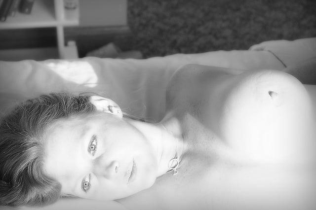 25P 2. Redhead wife poses for hubby