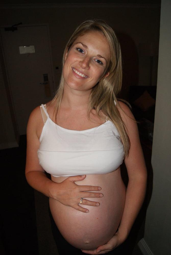 6P Huge Pregnant Tits on Wife