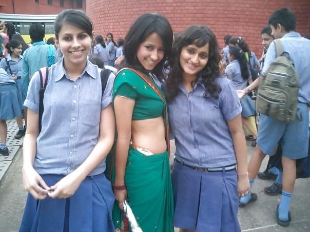 25P Indian School Girl
