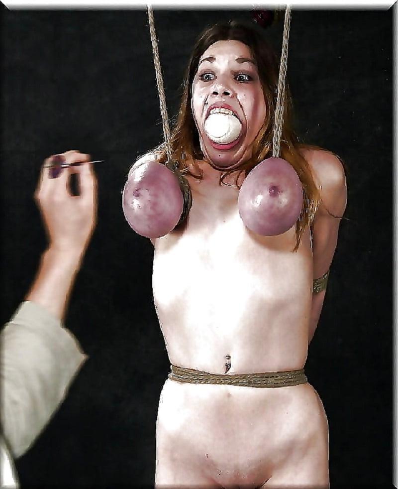 25P Girl in heavy tits bondage 5