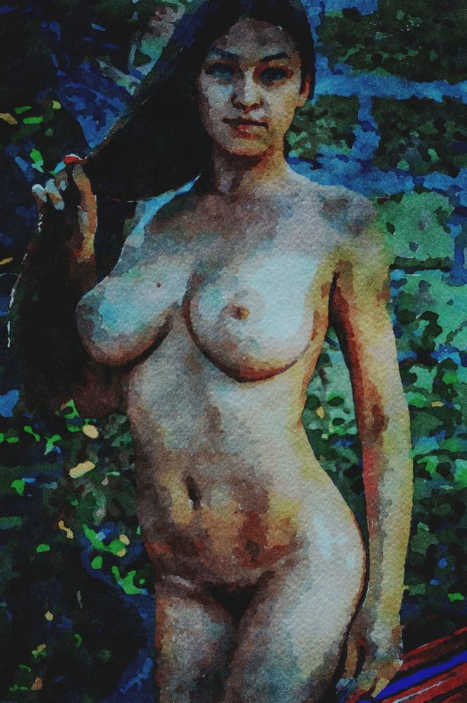 25P Erotic Digital Watercolor 61
