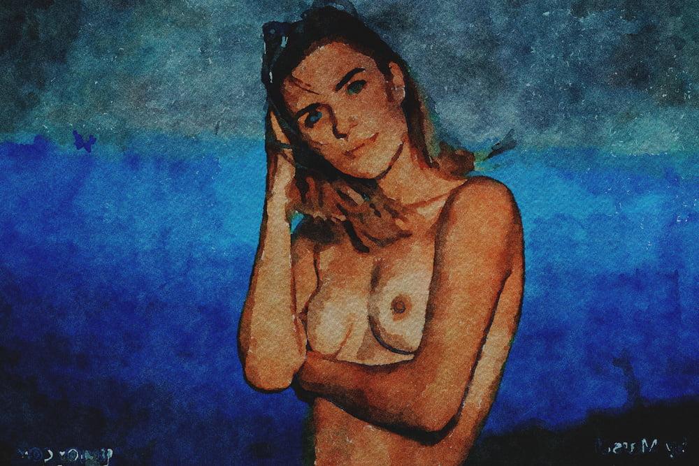 25P Erotic Digital Watercolor 61