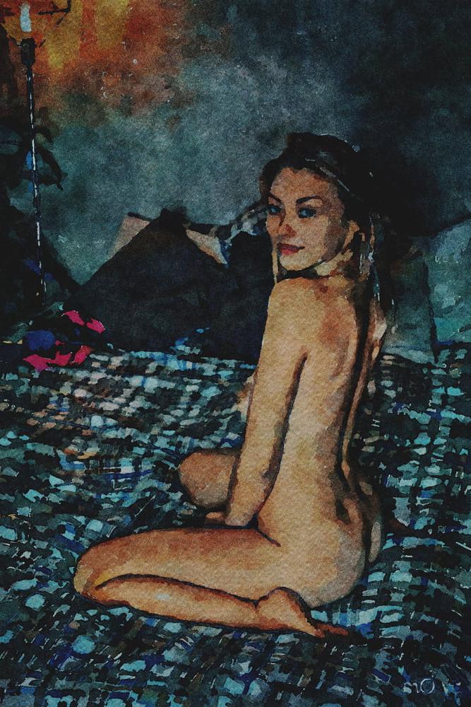 25P Erotic Digital Watercolor 61